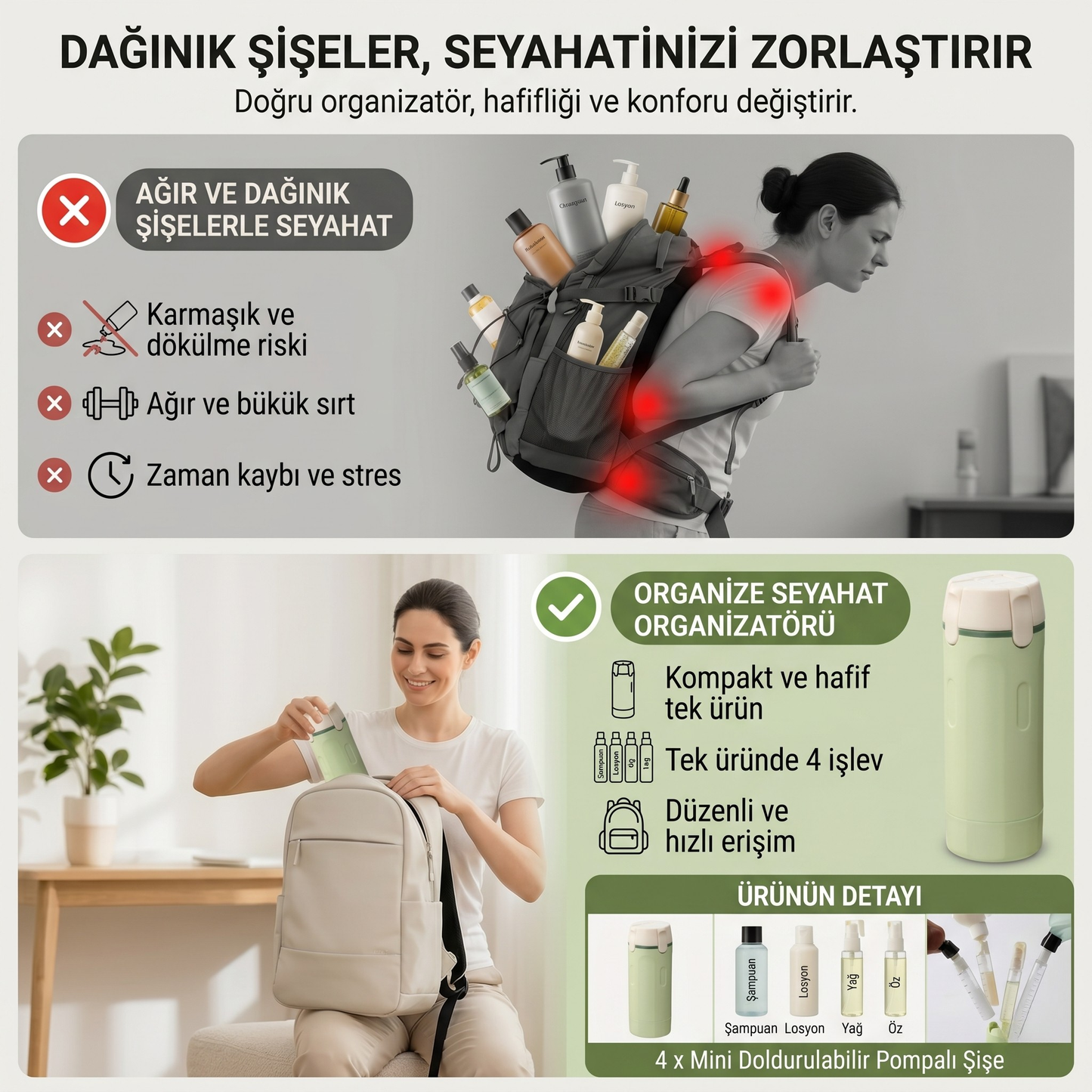 Luxora l Seyehat Şişesi