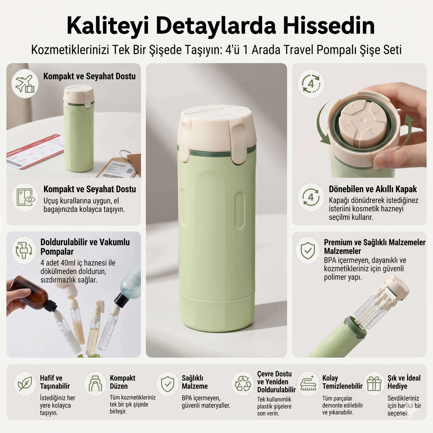 Luxora l Seyehat Şişesi